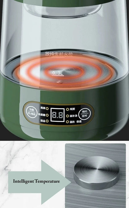 Portable Glass Stew Pot