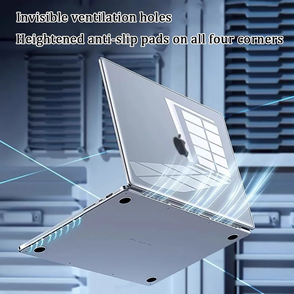Crystal Clear MacBook Protective Case Set