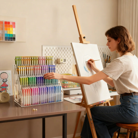 Acrylic Marker & Pen Organiser Rack