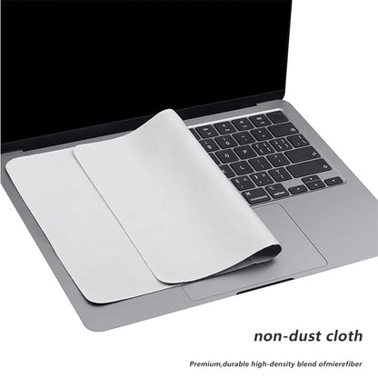 Ultra-Soft Microfiber Keyboard Cover & Screen Cleaning Cloth for Laptops