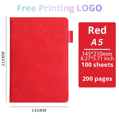 Customisable PU Leather Business Notebook