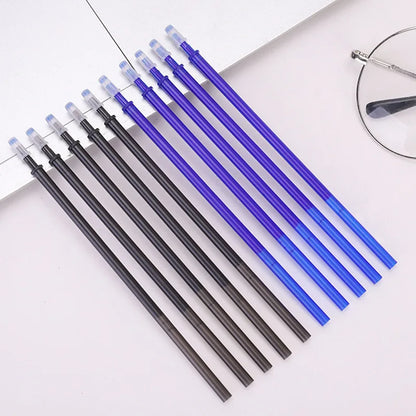 100-Pack 0.5mm Erasable Gel Ink Refills with Bonus Erasers