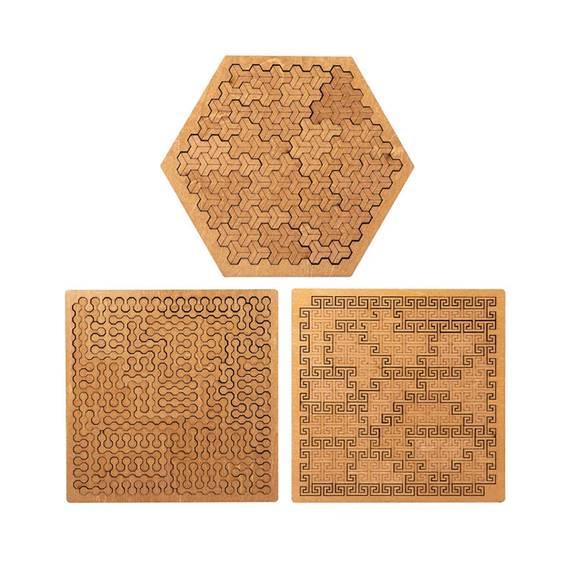 Impossible Wooden IQ Puzzle Game