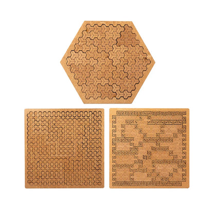 Impossible Wooden IQ Puzzle Game