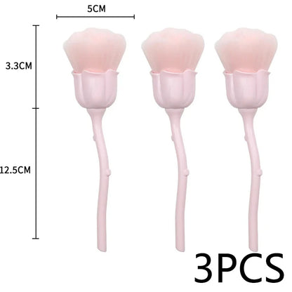 Rose-Shaped Nail Dust Cleaning Brush
