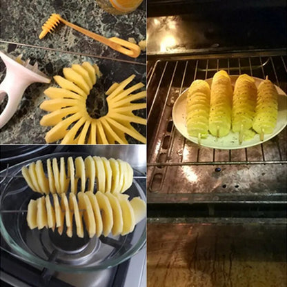 Rotate Plastic Twisted Potato Slicer