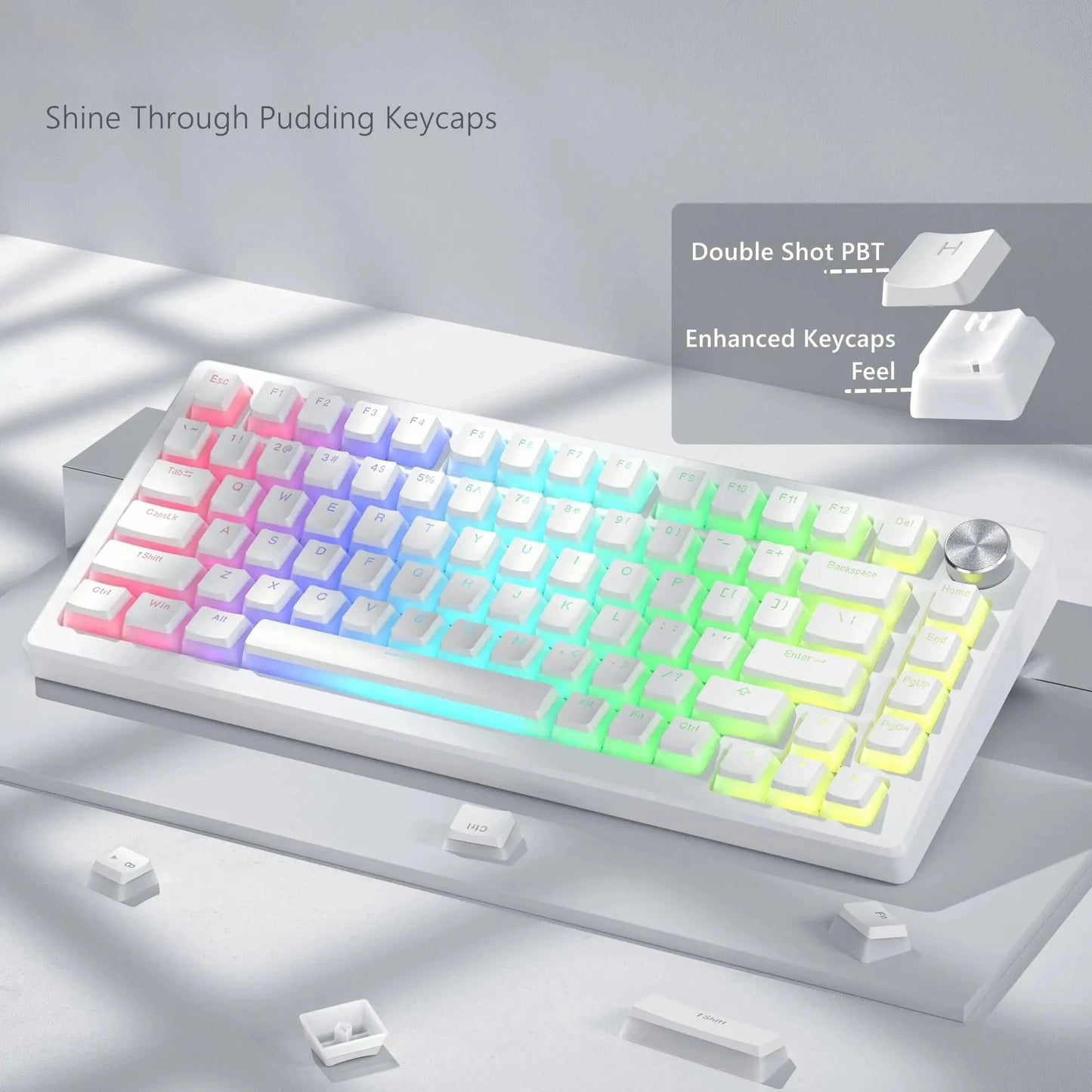129-Key Pudding PBT Keycap Set