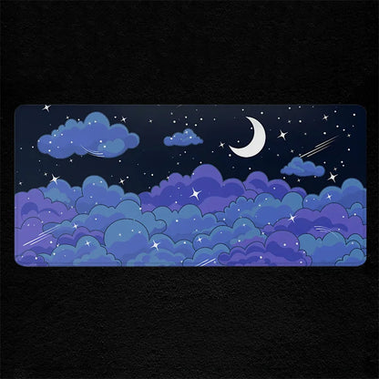 Anime Gaming Mouse Pad Skyscape Desk Mat