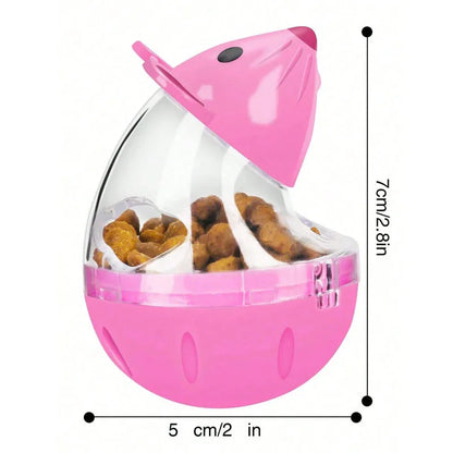 Rolling Mouse Treat Dispenser Toy for Cats & Dogs