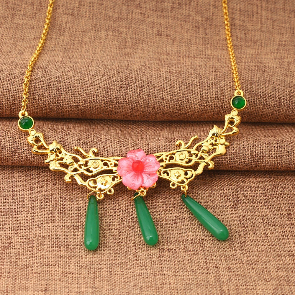 Anime Maomao Earrings & Necklace Accessories Set