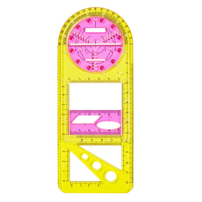 Multifunctional Geometric Drawing Ruler