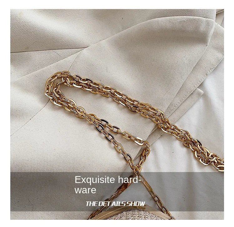 Heart-Shaped Evening Clutch Bag with Chain Strap
