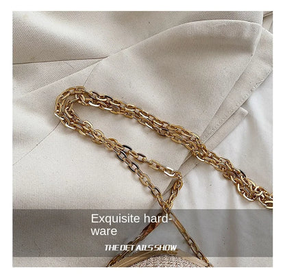 Heart-Shaped Evening Clutch Bag with Chain Strap