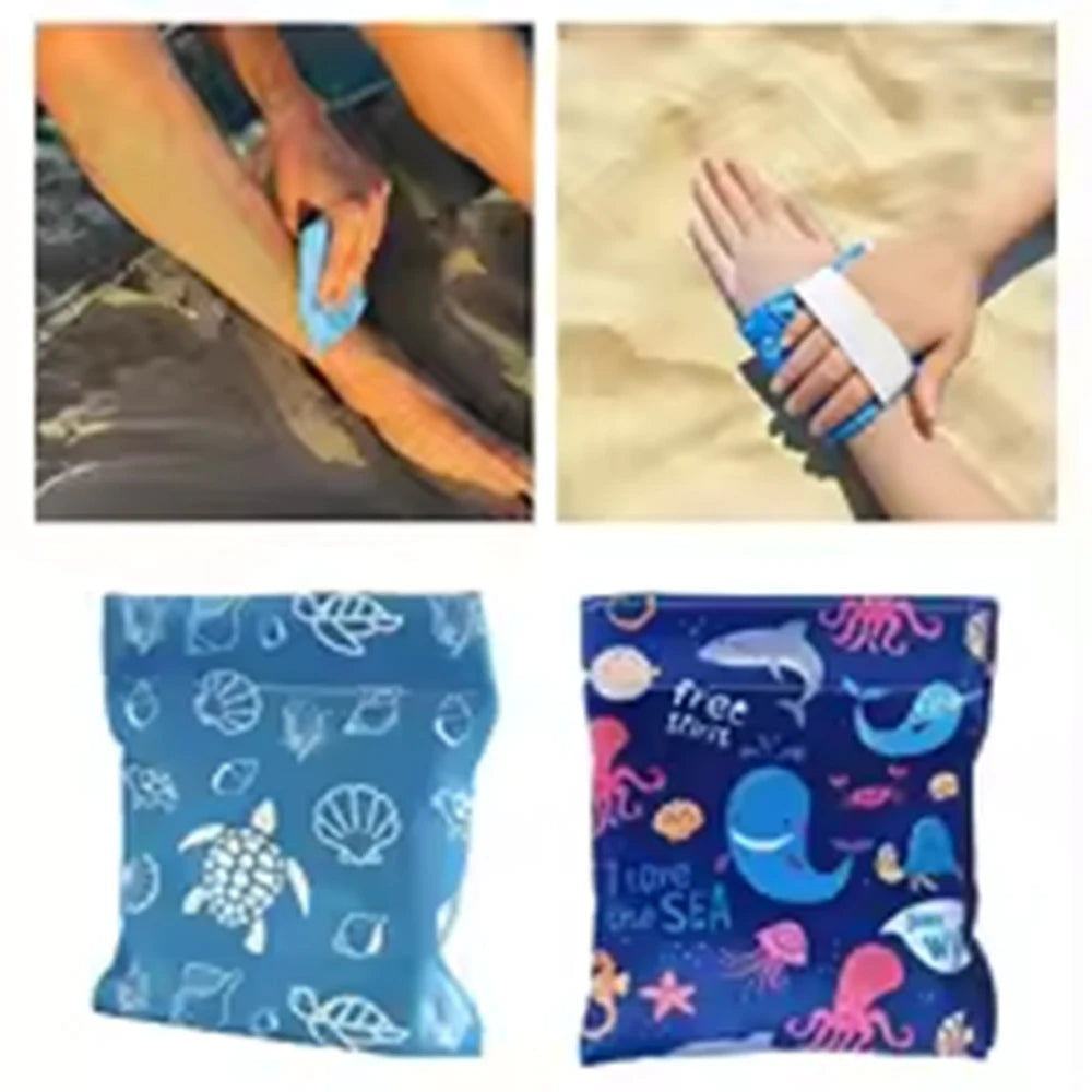 Reusable Sand Cleaning Pouch for Beach & Travel