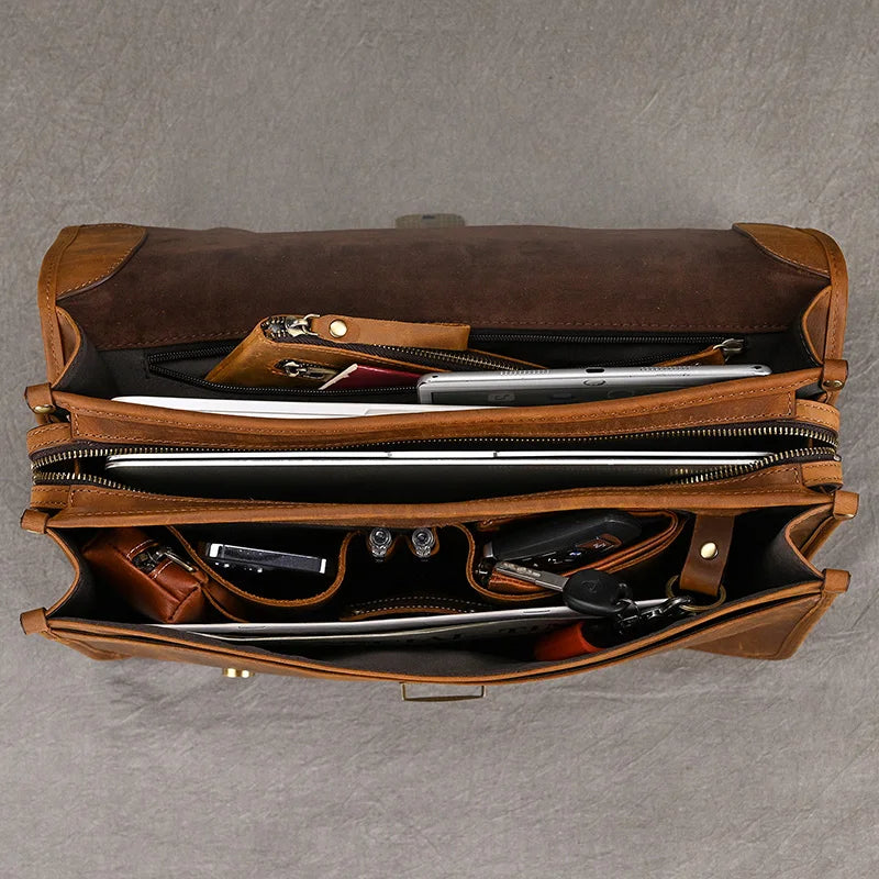 Luxury Leather Briefcase