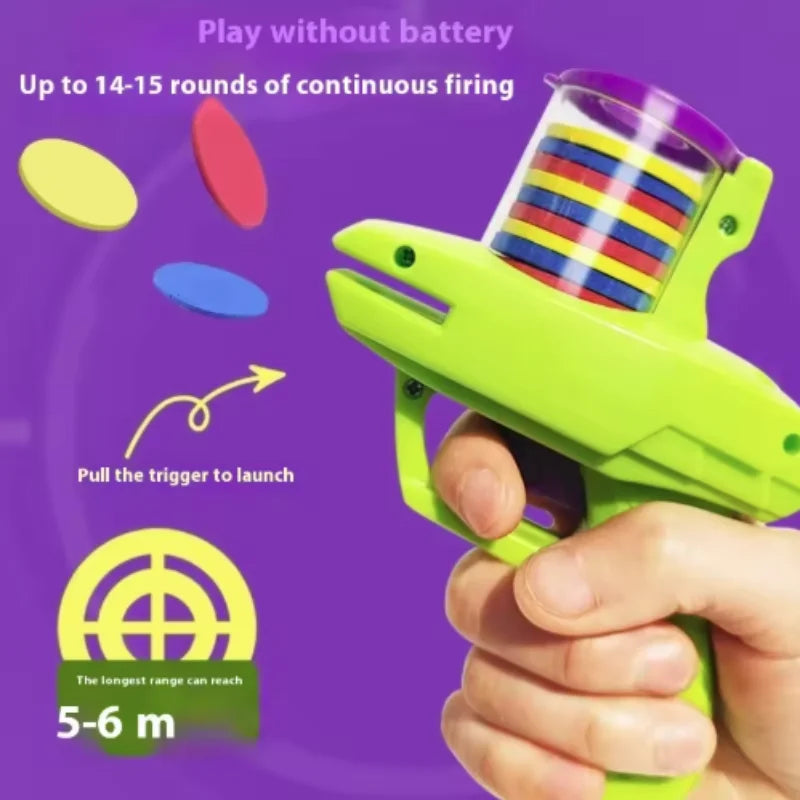 Interactive Foam Disc Launcher Toy
