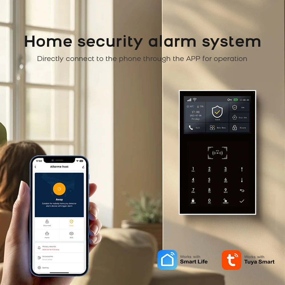 Smart 4G WiFi Home Alarm System
