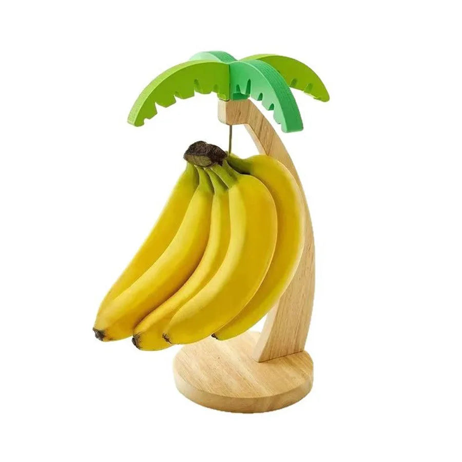 Wooden Banana Hanging Fruit Stand