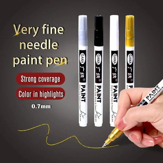 Oil-Based Paint Marker Pen Set – 0.7mm Extra Fine