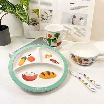 Melamine Divided Dinner Plate