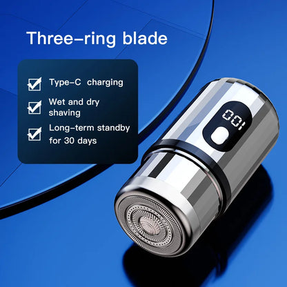 Mini USB Rechargeable Electric Shaver for Men