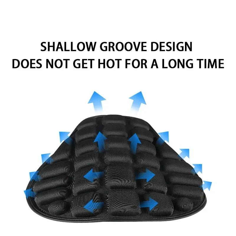 Motorcycle 3D Seat Cushion – Breathable EVA Comfort Cover