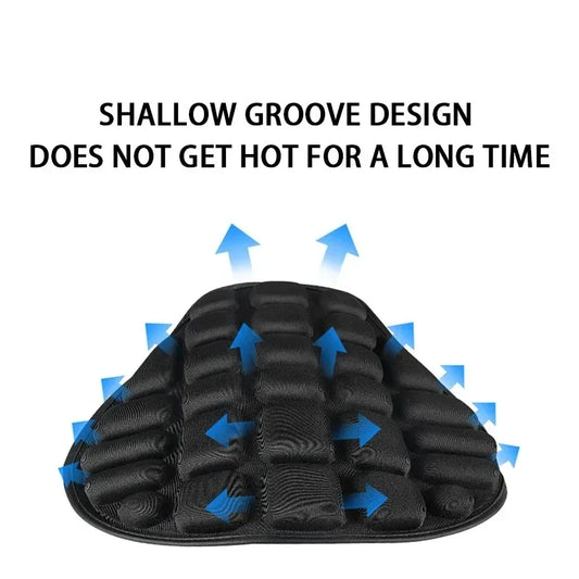 Motorcycle 3D Seat Cushion – Breathable EVA Comfort Cover