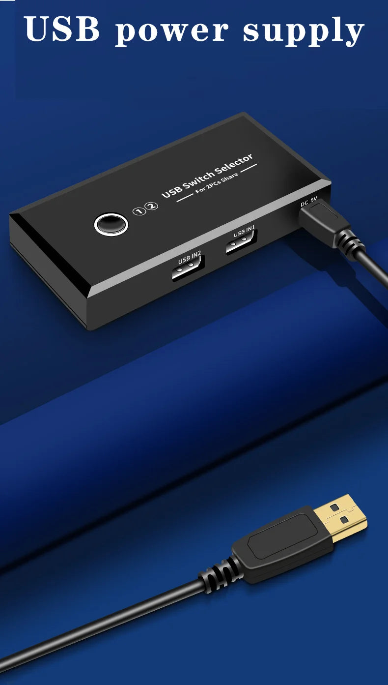 USB 3.0 Sharing Switch for 2 Computers
