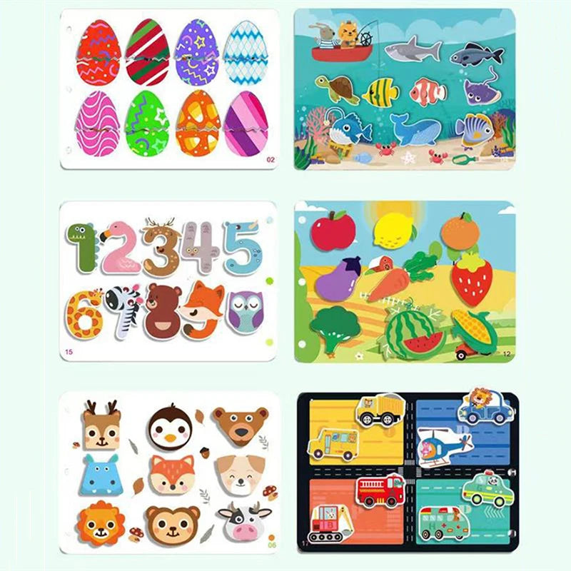 Children Busy Book Montessori For Toddler