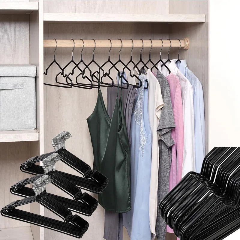Non-Slip Metal Clothes Hangers for Suits, Jackets & Shirts