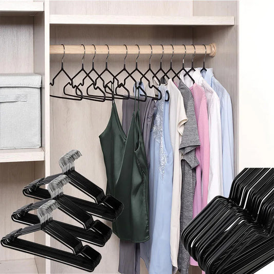 Non-Slip Metal Clothes Hangers for Suits, Jackets & Shirts