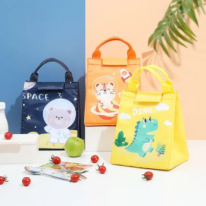 Kids Insulated Lunch Bag with Thermal Cooler Lining