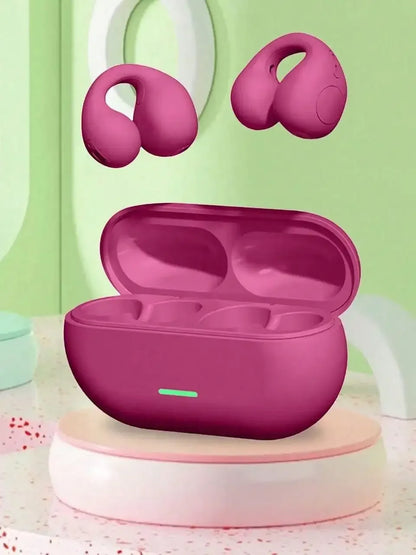 TWS Bluetooth 5.3 Clip-On Wireless Earbuds