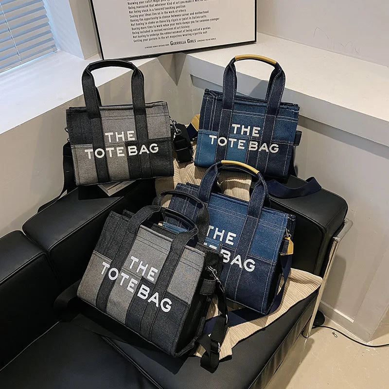 Large Capacity PU Tote Bag