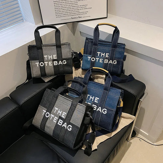 Large Capacity PU Tote Bag