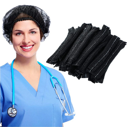 Disposable Hair Net Caps for Medical, Food Service, Salon & Spa Use