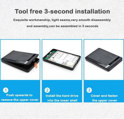 UTHAI 2.5” SATA SSD & HDD USB 3.1 External Enclosure