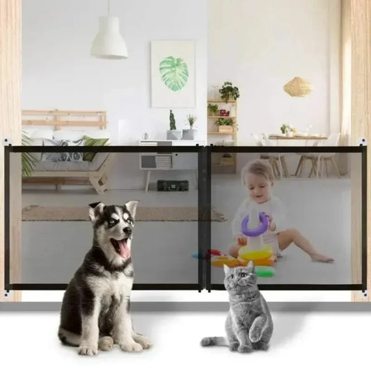 Portable Nylon Mesh Pet Safety Gate