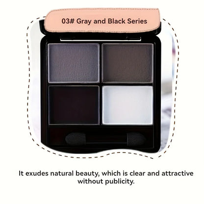 4-Color Smoky Eyeshadow Palette