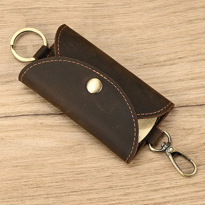 Genuine Leather Key Organizer Case