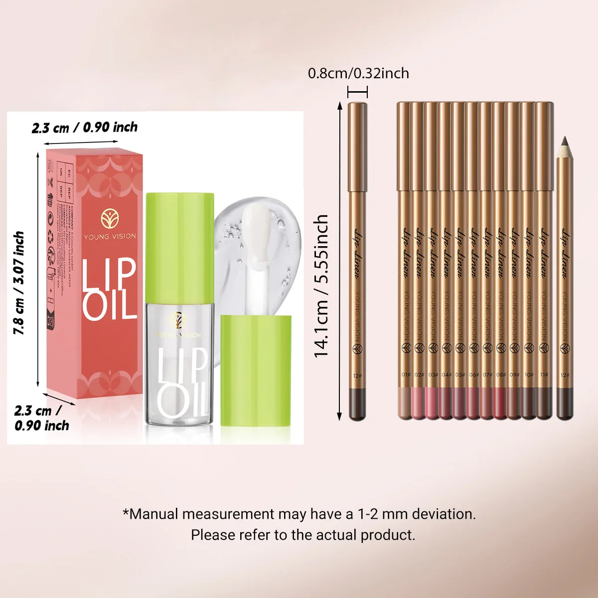 Lip Liner & Lipstick Set