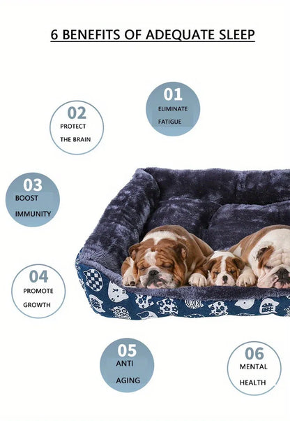 Plush Orthopedic Pet Sofa Bed