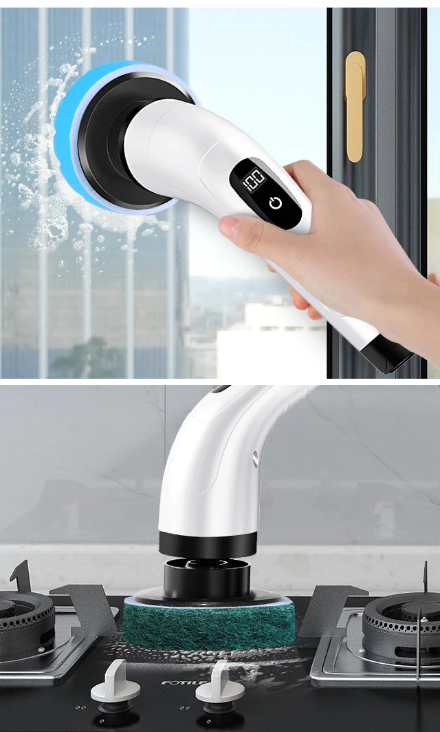 Cordless Electric Spin Scrubber