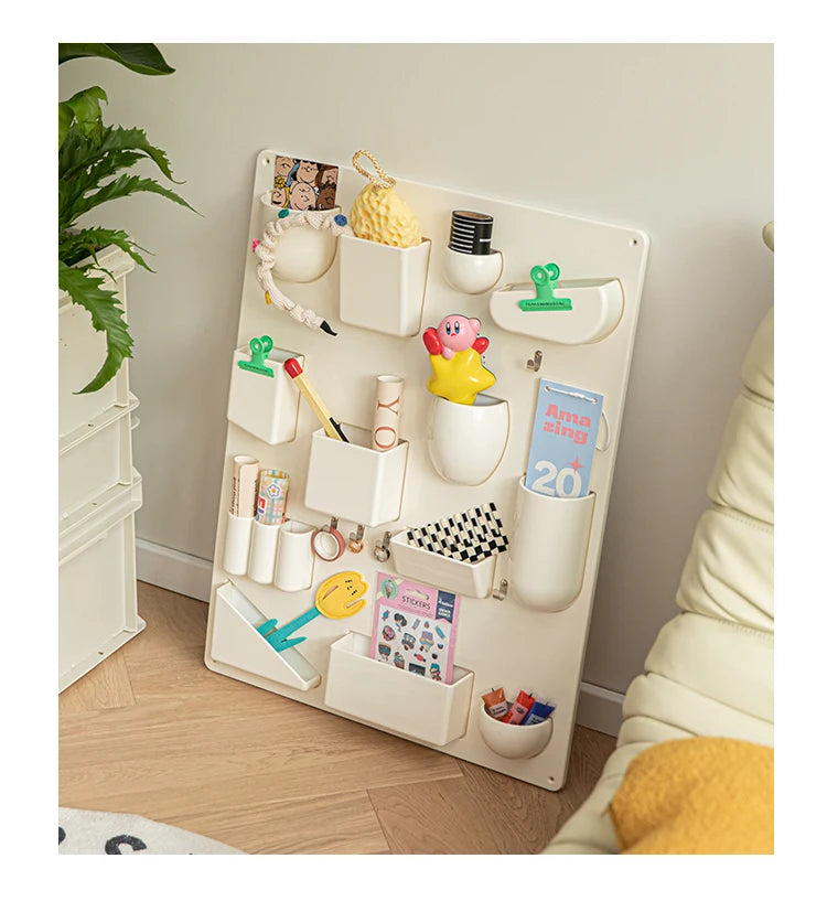 Wall-Mounted Modular Storage Organiser Board