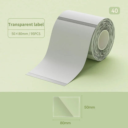 Self-Adhesive Thermal Sticker Labels 20–50mm for NIIMBOT Printers