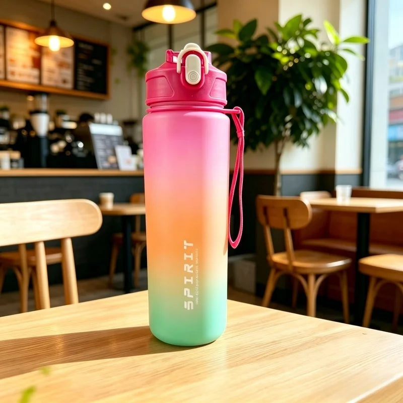 Sports Water Bottle with Time Marker