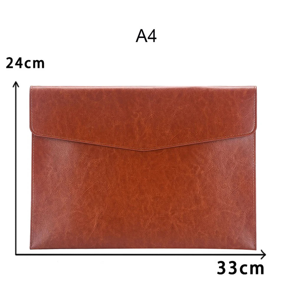 PU Leather Document & Passport Organiser Folder