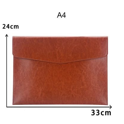 PU Leather Document & Passport Organiser Folder