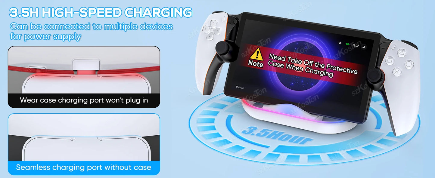 PS Portal Charging Dock Station with RGB Light