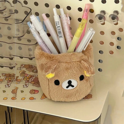 Kawaii Plush Pencil Holder